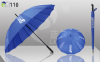 Automatic Open Straight Umbrellas Pongee Fabric Colors and Size are Available Strong Factory