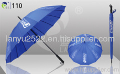 Automatic Open Straight Umbrellas Pongee Fabric Colors and Size are Available Strong Factory