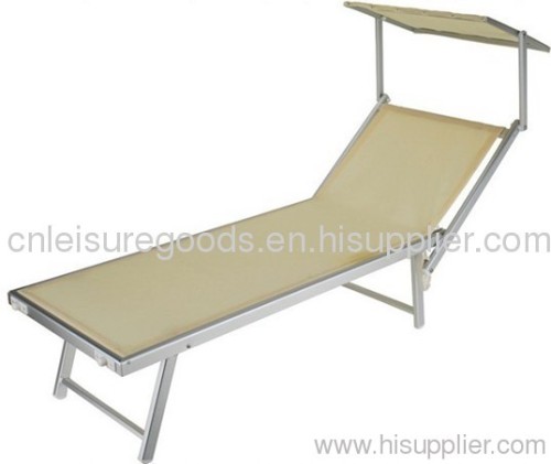 beach sunbed chaise lounges with canopy