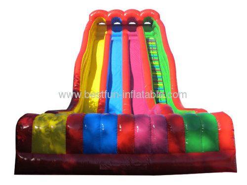 Triple Lindy Inflatable Slide