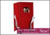 Spot UV cardboard and red fancy paper Wedding invitation card with video playing