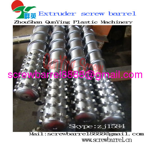 Extruder bimetallic screw barrel for HDPE/LDPE/LLDPE blow molding machine