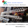 Bimetallic double screw barrel