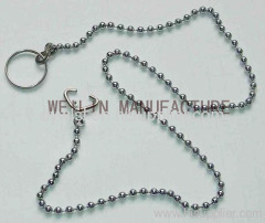 ball chains, metal chains, stainless teel chains, key chains, dog tag chains, sterling silver chains, beads chain,