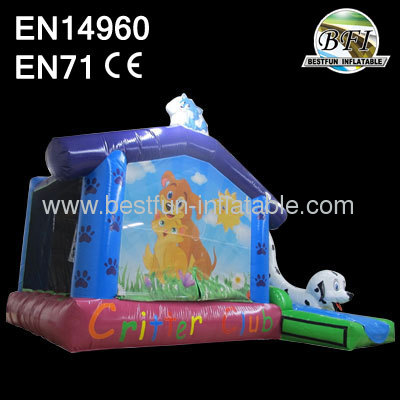 Critter Club Inflatable Bouncer Combo