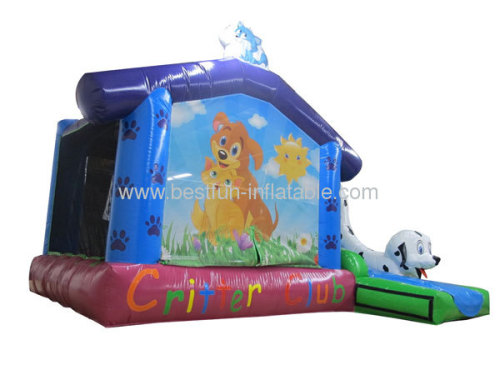 Critter Club Inflatable Bouncer Combo