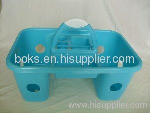 plastic bath baskets with handle