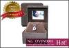 Designer Gift Jewellery Boxes, brown wrinkled cloth and velvet Necklace box with video for women