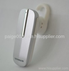 sliver grey bluetooth headset for all mobile phone