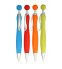 Promotional ball shape pusher ballpen with solid body