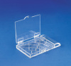 Plastic display box with lid