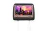 Multi - Language AV In And Earphone Jack 9 Inch TFT LCD Car Headrest Monitor With A Grade New Panel