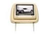 7&quot; HD LED PAL / NTSC High Resolution Taxi Advertising Car Headrest Monitors With Innolux Digital Pan