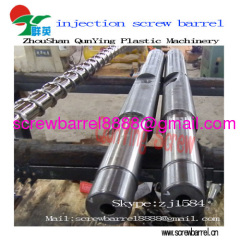 Plastic extruder screw barrel