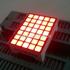 1.1 inch Super Bright Red 3.39x3.39mm 5 x 7 square dot matrix led display 22 x 30 x 10mm