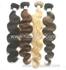 human hair weaves / hair weft (hand tied weft )