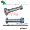 Rubber screw and barrel