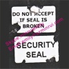 Custom Do Not Accept If Seal Is Broken,Breakable Tamper Evident Security Seal Labels