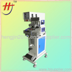 Hengjin electric pad printer pneumatic 2 colors pad printer with shuttle.