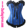 Sexy Blue Classic Corset Lace up