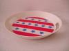 round plastic National Day plate
