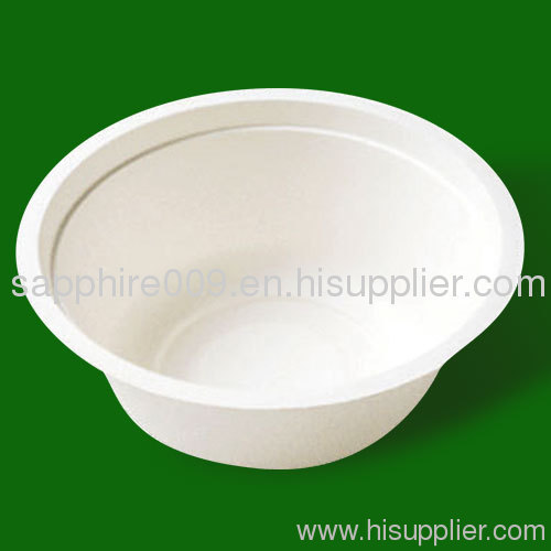 eco-friendly disposable paper tableware 600ml paper bowl