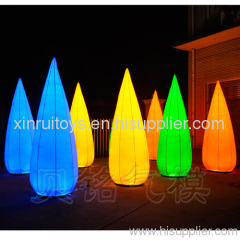 Colorful Inflatable Decoration Cone, Lighting Cone
