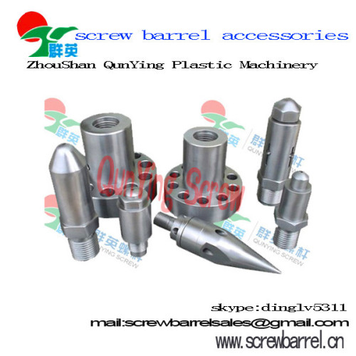 accessories of screw and barrel for plastic extruder and injection machine