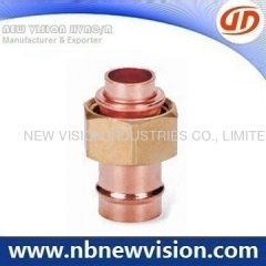 Copper Fitting with Brass Nut