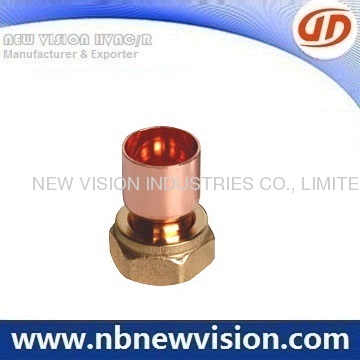 Copper Pipe Fitting with Brass Fitting