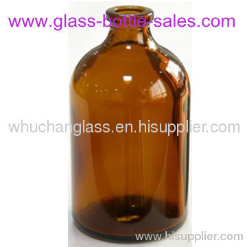 Amber Moulded Glass Vials