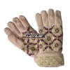 high quality and beautiful style ladies knitted gloves