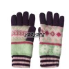 beautiful style and high quality ladies fashio knitted gloves