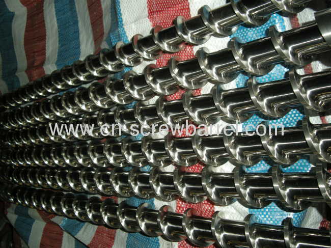 parts screws for plastic recycling machine 