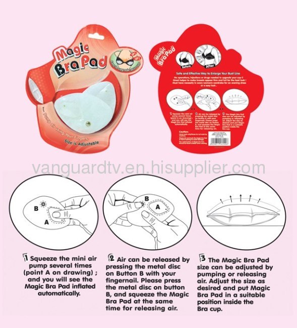 Magic Bra Pad / Magic Bra Pad Increase Breasts Bust Highlights As Seen On TV