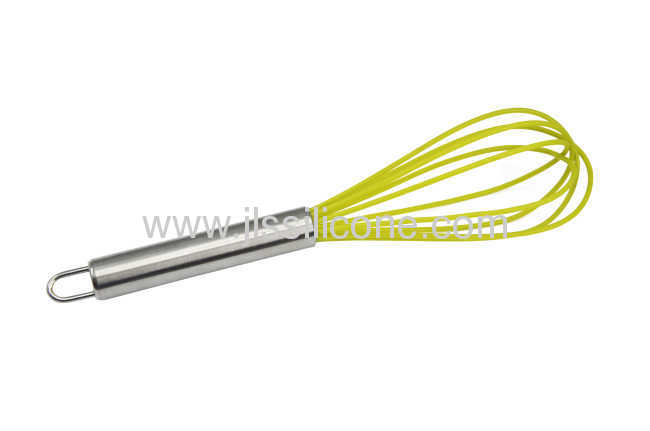 Mini silicone egg whisk for kitchenware DIY tool