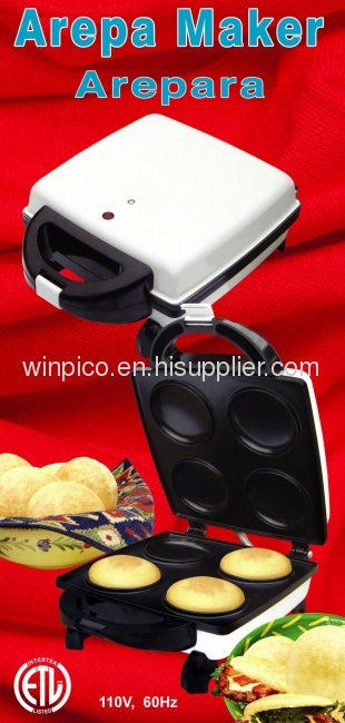 4-Portion Arepa Maker ETL approval