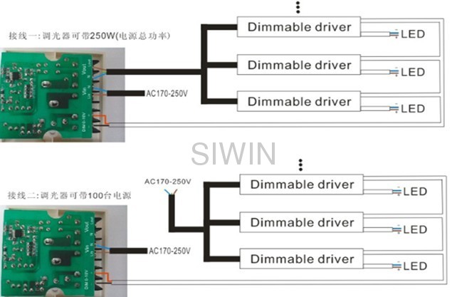 Triac Dimmable LED Driver PMW Dimming,0/1-10V DC