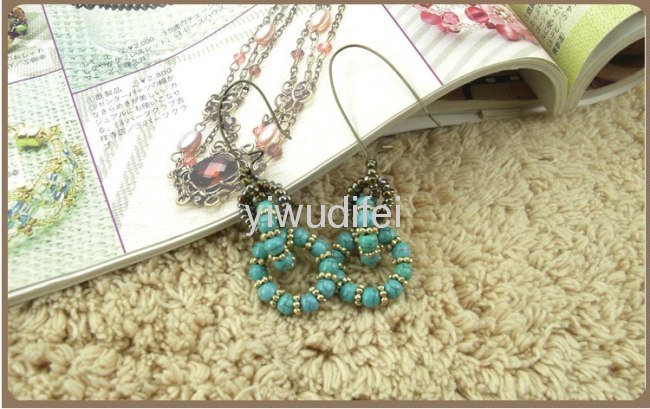 fashion handmade diamond jewelry earring 