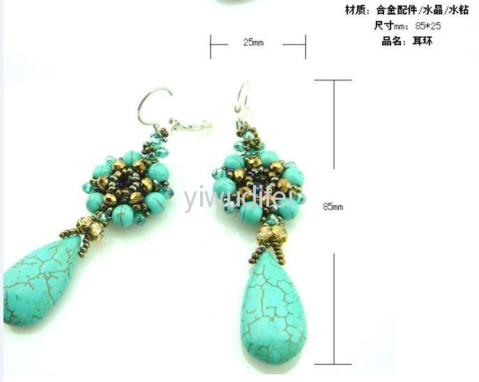 fashion diamond jewelry earring 