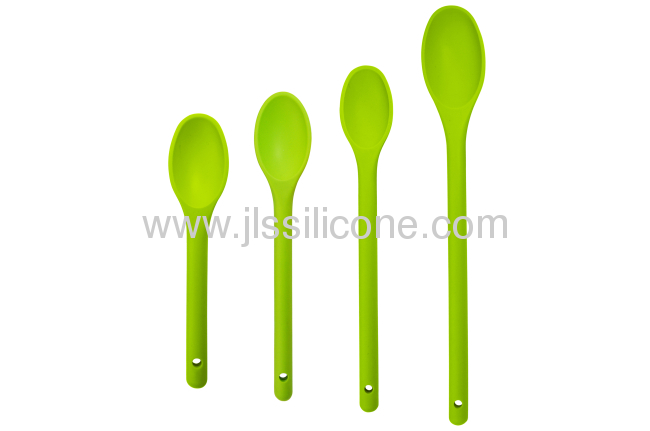 Silicone SoftSoup spoon in Green Color