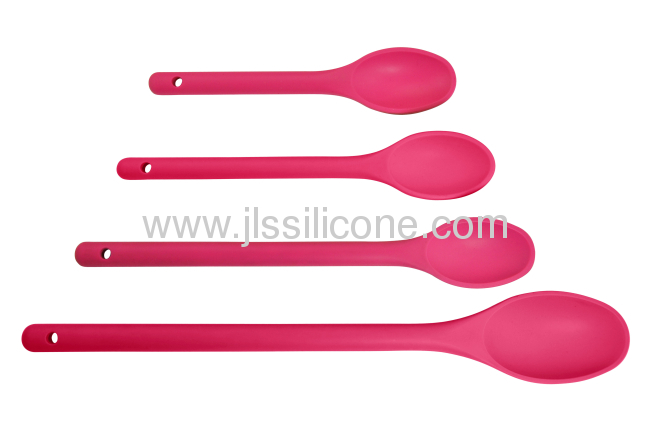 Silicone Soft spoon in pick color 