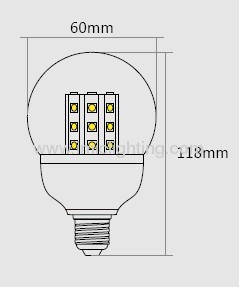 3W / 4W SMD LED bulb 