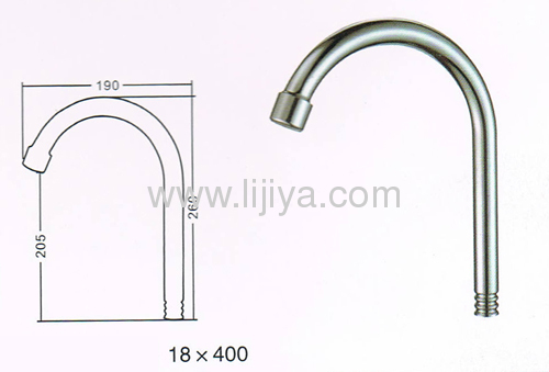 ss/brass faucet spout tube kitchen faucet spout