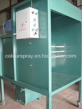 portable powder coating booth