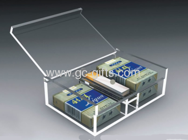 Clear plastic display box