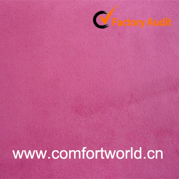 Pu Shoe Leather With Suede Fabric