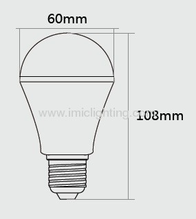 10W Ceramic LED bulb 