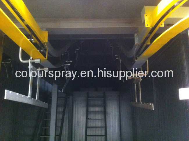  conveyor based automatic powder coating lines 