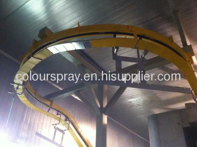  conveyor based automatic powder coating lines 